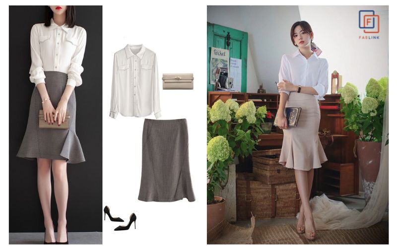 Quỳnh Lương gợi ý cách mix chân váy ngắn với 7 kiểu áo sành điệu siêu trẻ  trung hack dáng