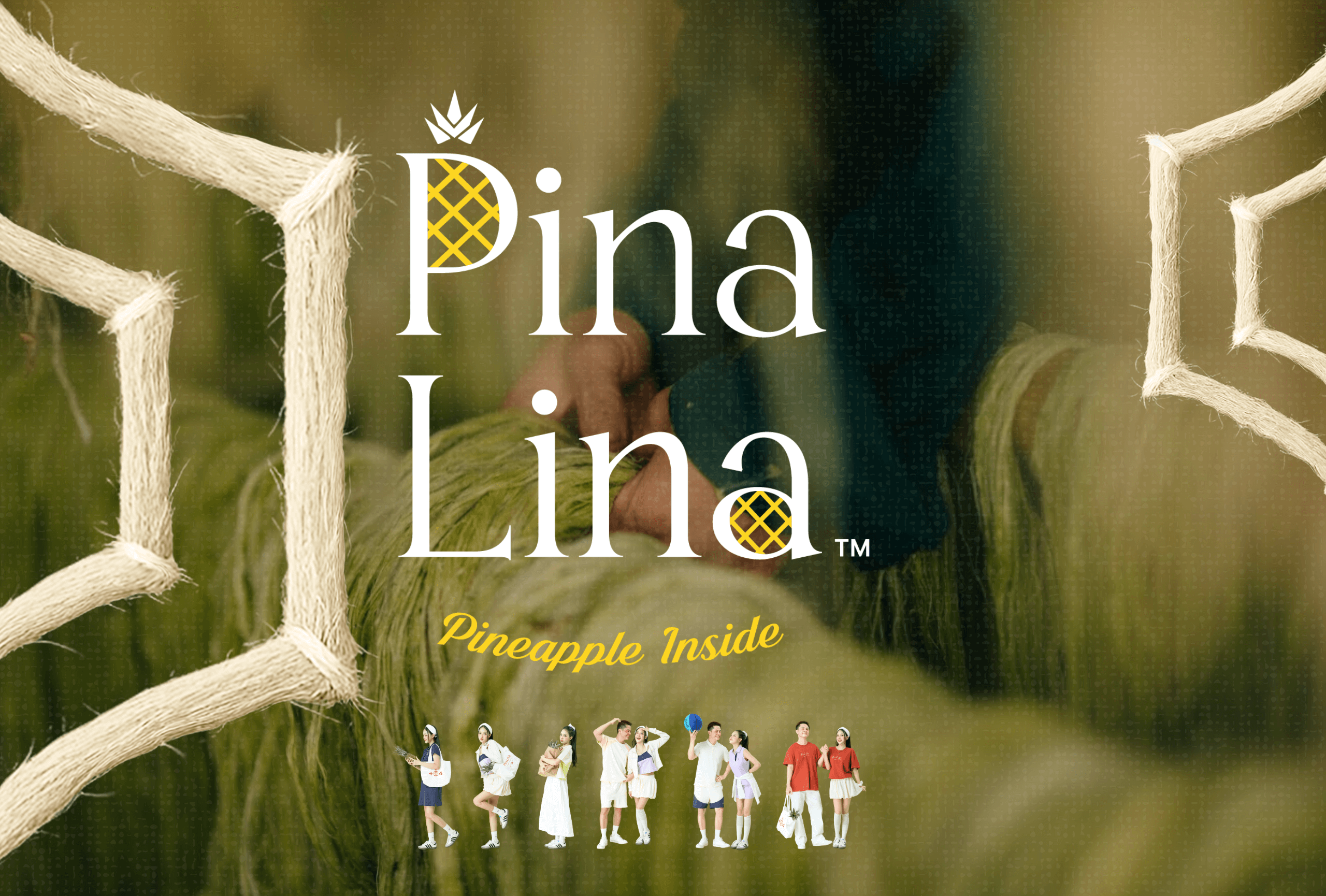 Chất liệu thời trang từ vải sợ lá dứa PINALINA
