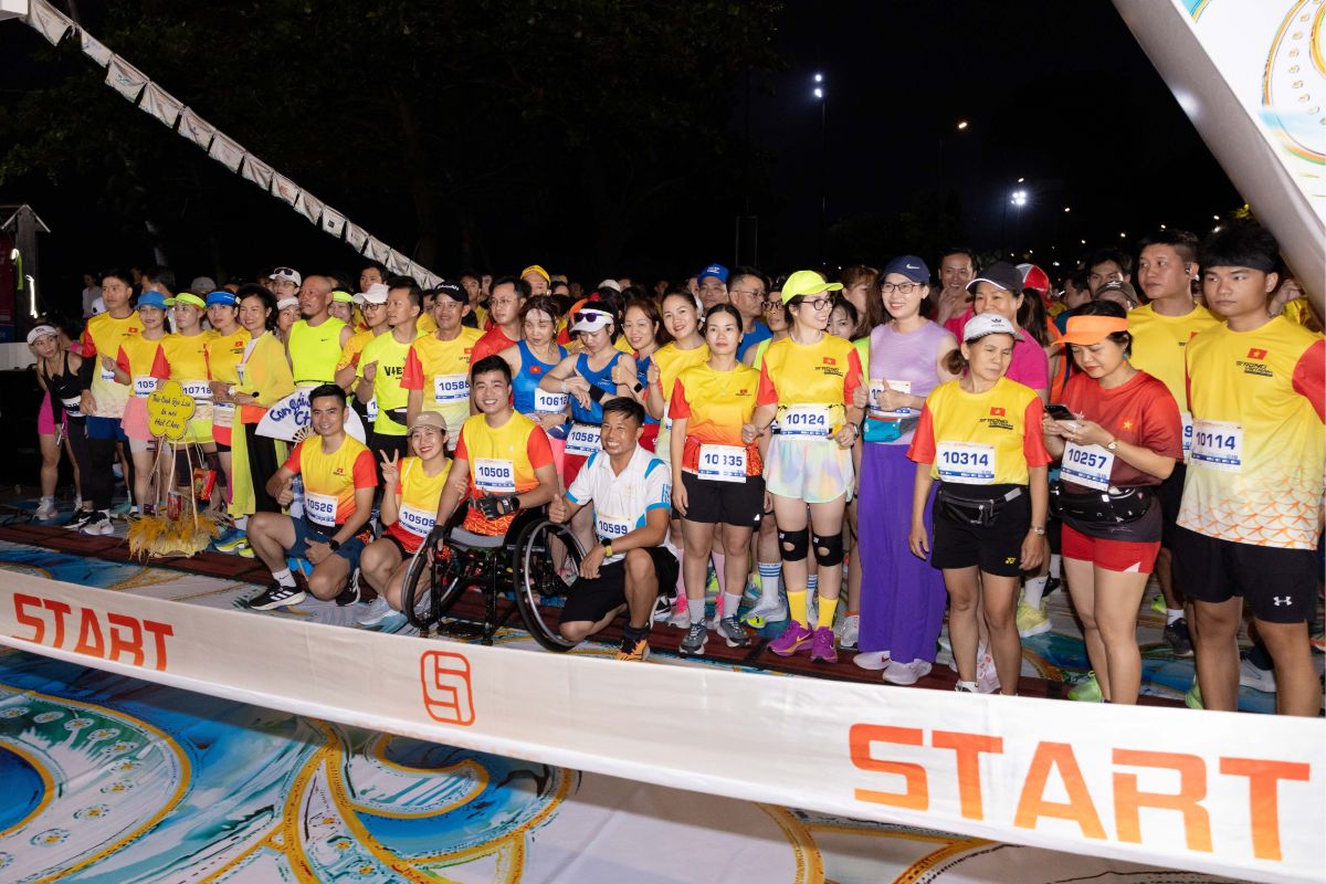 Giải chạy Strong Marathon Việt Nam 2024 diễn ra ở Vũng Tàu