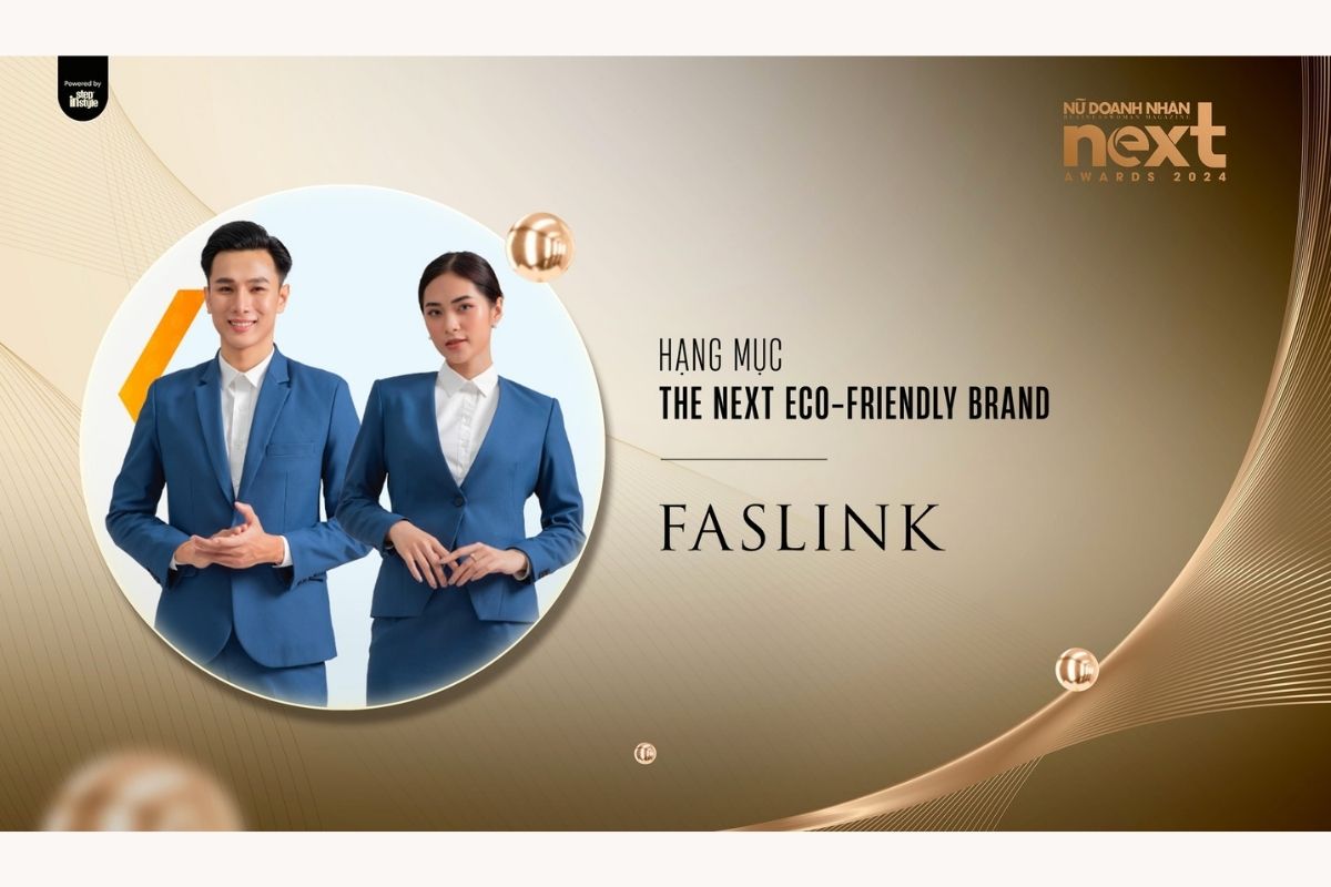 Faslink Vinh Dự Nhận Giải Thưởng "The NEXT Eco-Friendly Brand" tại NEXT Awards 2024