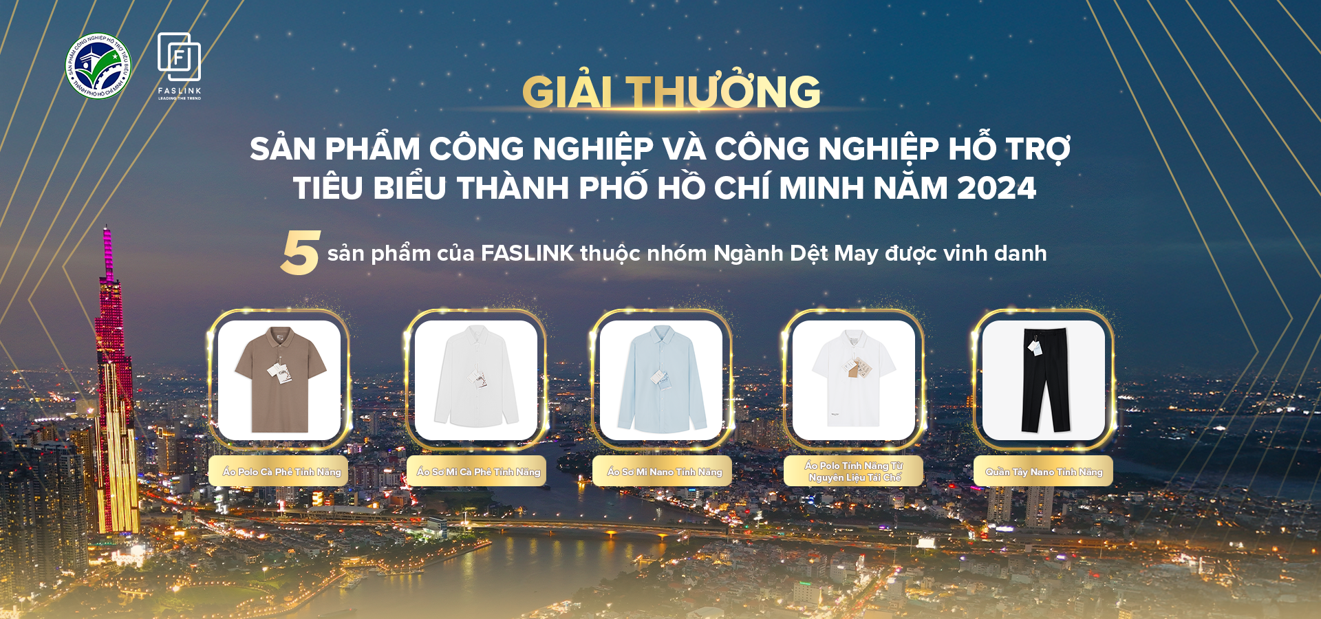 5 sản phẩm được công nhận là “Sản phẩm Công Nghiệp và Công Nghiệp Hỗ Trợ Tiêu Biểu Thành phố Hồ Chí Minh năm 2024”