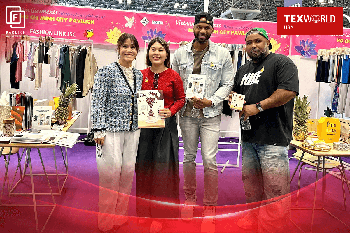 Hình ảnh Faslink tại TEXWORLD USA 2025 