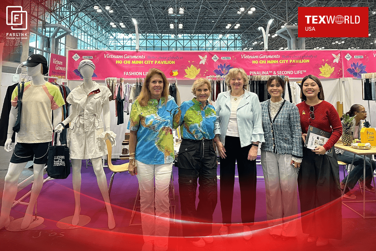 Hình ảnh Faslink tại TEXWORLD USA 2025 