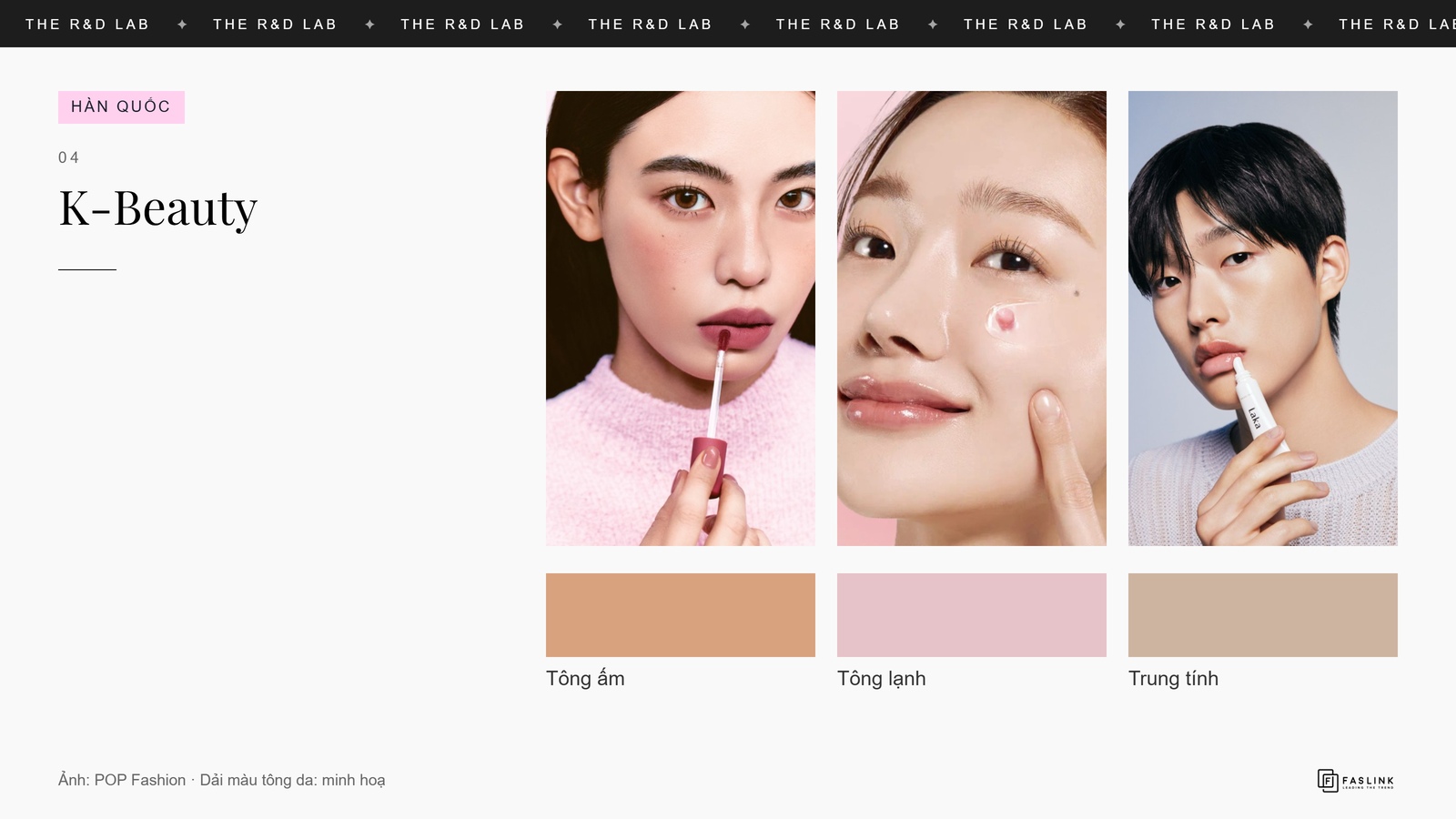 Trang phục sát da màu dịu theo bảng màu tông da ấm, lạnh, trung tính